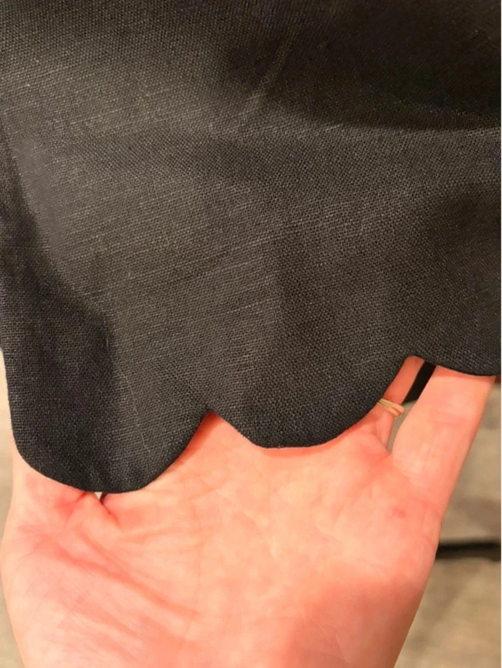 J Crew Scallop Edge Jacket Black
